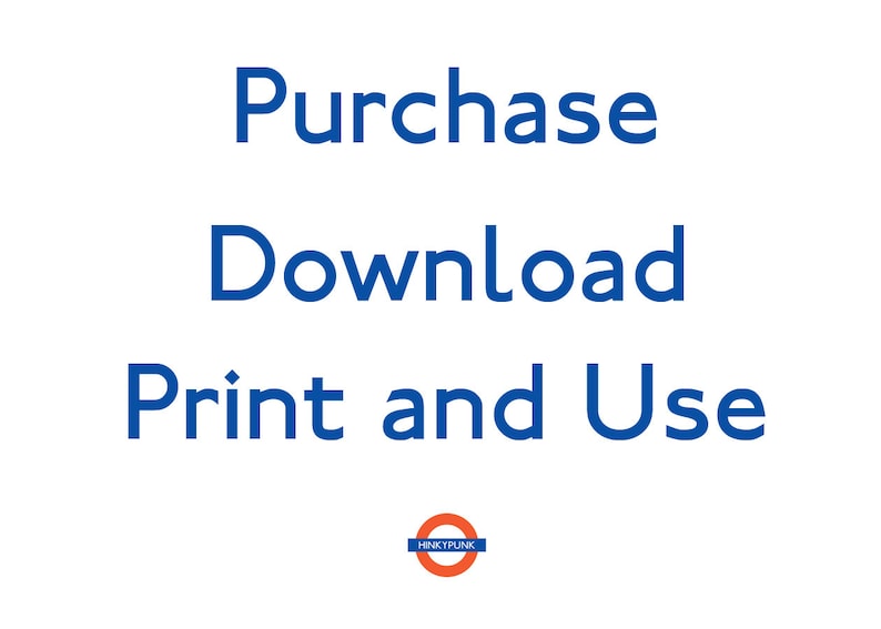 May include: White background with the words "Purchase Download Print and Use" in blue. The logo of HNKPUNK is at the bottom. The text is in a sans-serif font.