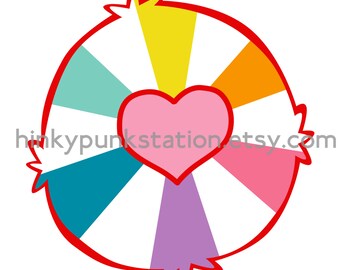 DIGITAL ITEM: Hopeful Heart Bear Carebear Iron-on Transfer Image