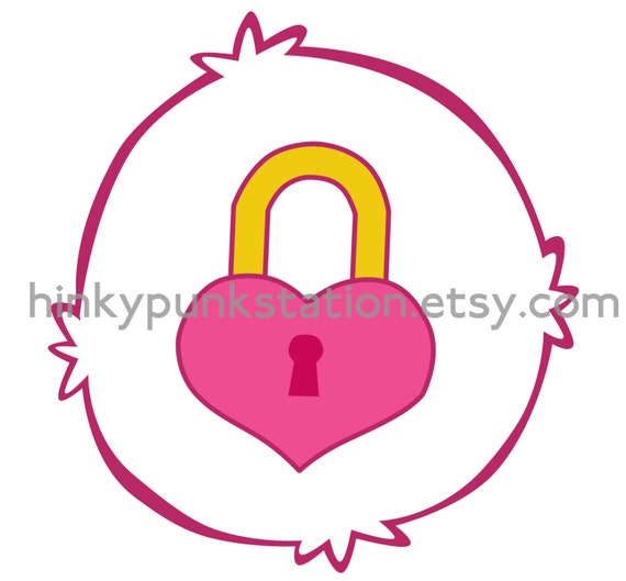care bear lock heart