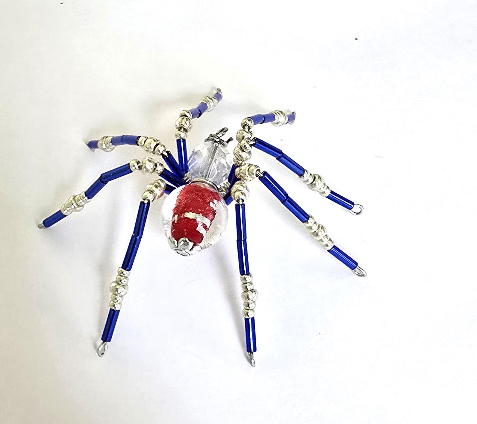 Christmas Beaded Spider-Joy