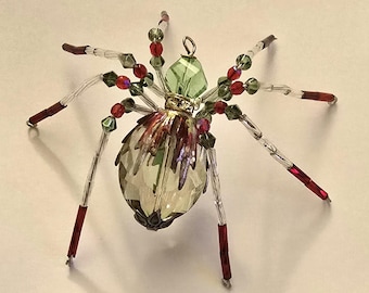 Handcrafted Christmas Bead Spider