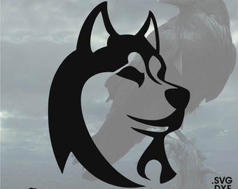 Husky, Vector for Cricut/ Silhouette, Digital Instant Download svg, dxf, pdf, png