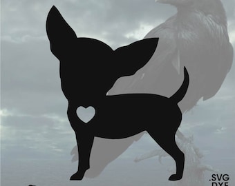 Chihuahua, Vector for Cricut/ Silhouette, Digital Instant Download svg, dxf, pdf, png