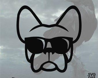 French Bulldog/Frenchie, Vector for Cricut/ Silhouette, Digital Instant Download svg, dxf, pdf, png