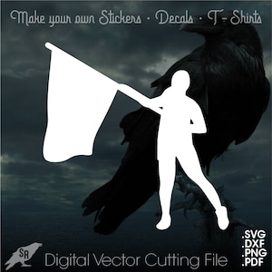 Color Guard, Vector for Cricut/ Silhouette, Digital Instant Download svg, dxf, pdf, png