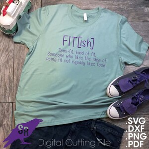 Fit(ish) SVG, Vector for Cricut/ Silhouette, Digital Instant Download svg, dxf, pdf, png