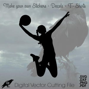Basketbal, vector voor Cricut / silhouet, digitale Instant Download svg, dxf, pdf, png - voorbereiding honkbal, vrouwelijke meisjes