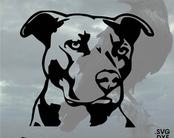 Pitbull, Vector for Cricut/ Silhouette, Digital Instant Download svg, dxf, pdf, png