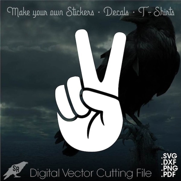 Vredesteken, Vector voor Cricut / Silhouet, Digital Instant Download svg, dxf, pdf, png