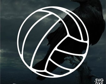 Volleyball, Vector for Cricut/ Silhouette, Digital Instant Download svg, dxf, pdf, png