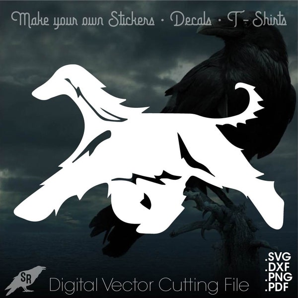 Afghan Hound, Vector for Cricut/ Silhouette, Digital Instant Download svg, dxf, pdf, png