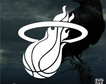 Flaming Basketball, Vector for Cricut/ Silhouette, Digital Instant Download svg, dxf, pdf, png