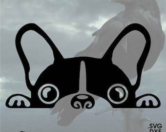 French Bulldog, Vector for Cricut/ Silhouette, Digital Instant Download svg, dxf, pdf, png