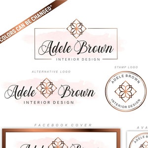 Interieur ontwerper Logo, Wedding Planner Logo, Event planner logo, Interieur set, Boutique logo, Onroerend goed logo, Beauty spa logo 231