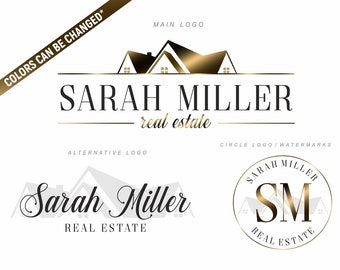 Real Estate Logo, Realtor Logo, Realtor House Logo, Real Estate Branding Kit, Luxe Realtor Logo, Broker Logo, Realtor Branding Set 252