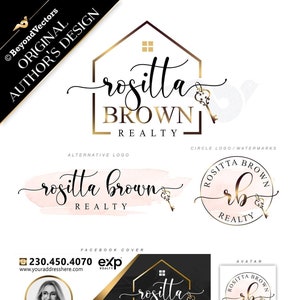 Real Estate Logo, Realtor Logo, Premade Logo, Modern Logo, House Key ...