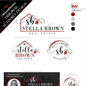 Realtor logo, Real Estate logo Design, Realtor Branding, KW Realtor Logo, Keller Williams logo, Keller Williams colors, KW realtor set 450