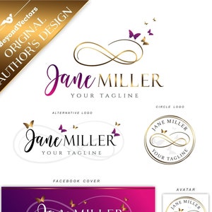 Infinity logo, Life coach logo, Wedding logo, Infinity symbol, Psychology logo, Counseling logo, Wellness logo branding , Holistic logo 463