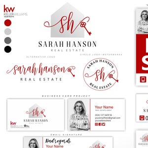 Realtor logo, Real Estate logo Design, Realtor Branding, KW Realtor Logo, Keller Williams logo, Keller Williams colors, KW realtor set 316 2