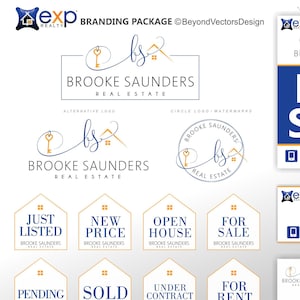 Logotipo de Realtor, Diseño de logotipo de real estate, Realtor Branding, eXp Realtor Logo, logotipo de eXp Realty, tarjeta de presentación eXp, conjunto de agentes inmobiliarios eXp 366