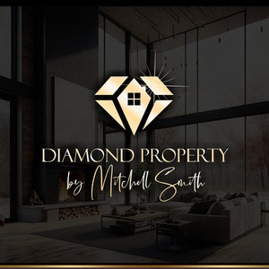 Real Estate Logo, Realtor Logo, Premade Logo, Modern Logo, Diamond logo, Branding, EPS diamond logo , Watermark Logo, Business Logo 570