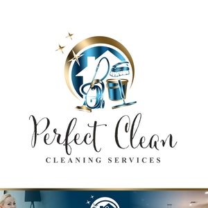 House cleaning logo, Cleaning logo, Cleaning service logo design, Broom Logo, Housekeeper Logo, Office cleaning, Maid logo, Cleaner logo 448