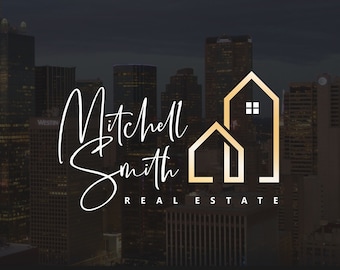 Real Estate Logo, Realtor Logo, Premade Logo, Modern Logo, House Key Logo, Realty Branding, Watermark Logo, Signature Logo, Business Logo526