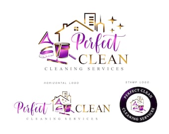 Cleaning service logo, Cleaning logo template, Cleaning logo design, cleaning company logo, Cleaning business branding, Cleaning logo 545