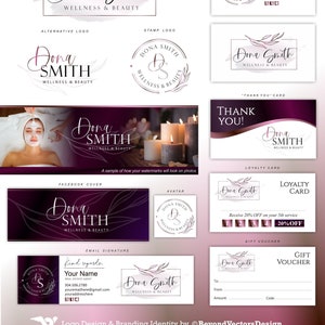 Wellness Logo, Health Logo, Coach Logo, Holistic logo, Beauty logo, Homeopath logo, Herbal treatment logo, Therapist logo, Massages logo 440