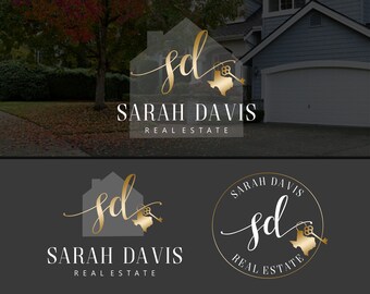 Real Estate Logo, Realtor Logo, Premade Logo, Modern Logo, Realtor stamps, Realtor signs, Watermark Logo, Signature Logo, Business Logo 424