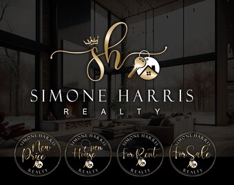 Real Estate Logo, Realtor Logo, Premade Logo, Modern Logo, House Key Logo, Realty Branding, Watermark Logo, Signature Logo, Business Logo451