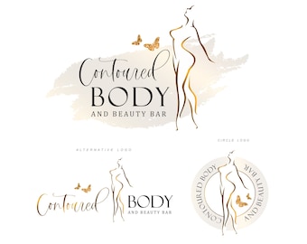 Body Contouring Logo, Nutritionist Logo, Dietitian Logo, Body sculpting Logo, Neues Body Logo, Personal Trainer Logo, Frauen Body Design 478 2