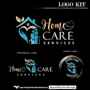 Home Health Care Logo, Senior Care Logo, Hospice Care Logo, Healthcare Logo, Nurse Home Care Logo, Elderly Care logo, Caregiver Logo 727