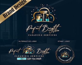 Cleaning logo, flyer for cleaning services, commercial cleaning logo, house cleaning service logo, cleaning business logo, cleaning  676