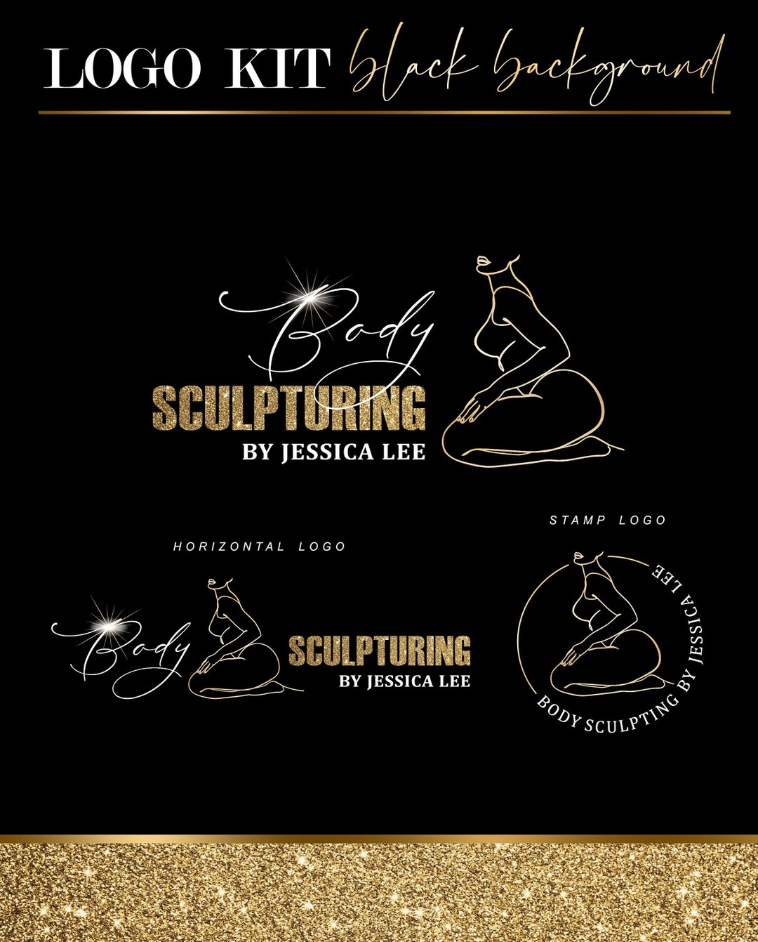 Body Sculpting Logo, Body Contouring Logo, Body Logo, Nutrition Logo