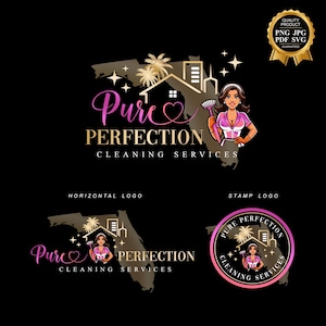 Cleaning Logo branding,  Cleaning Business Logo, Maid cleaning Logo, Cleaning service logo, Cleaning Logo design, Cleaner Logo design 720