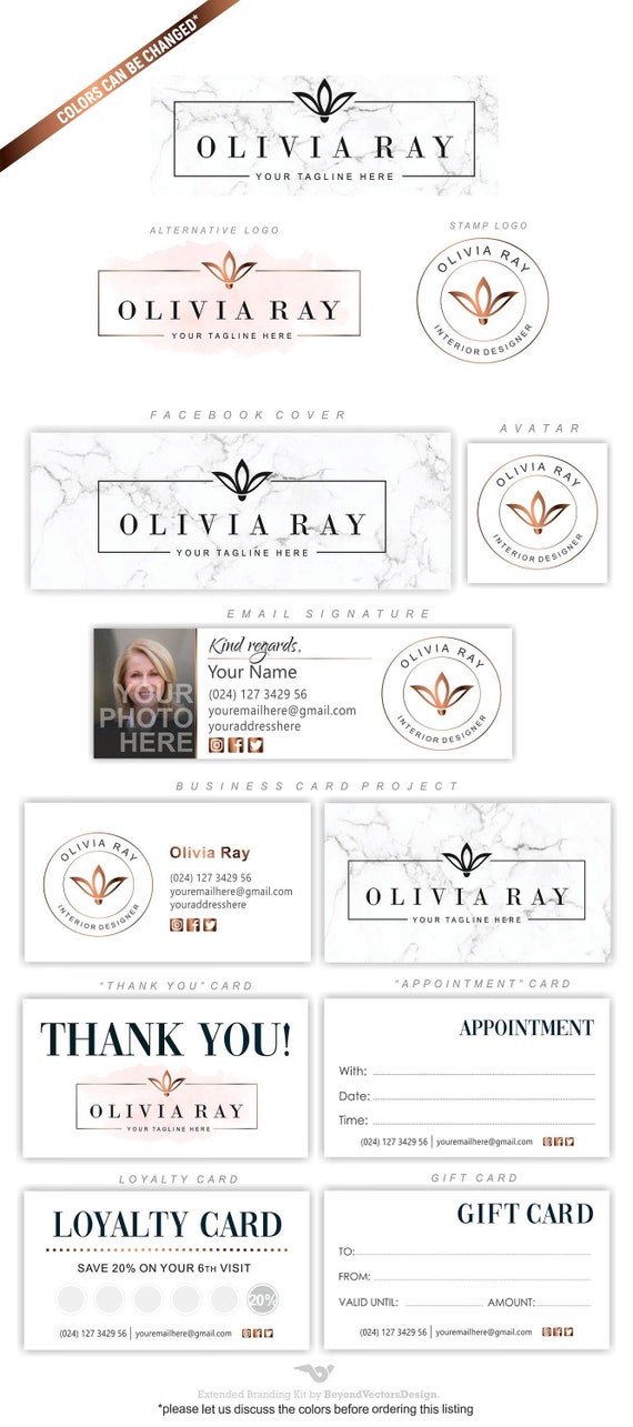 Boutique Logo Interior Designer Logo Wedding Planner Logo Event Planner Logo Interior Design Set Real Estate Logo Beauty Spa Logo 274
