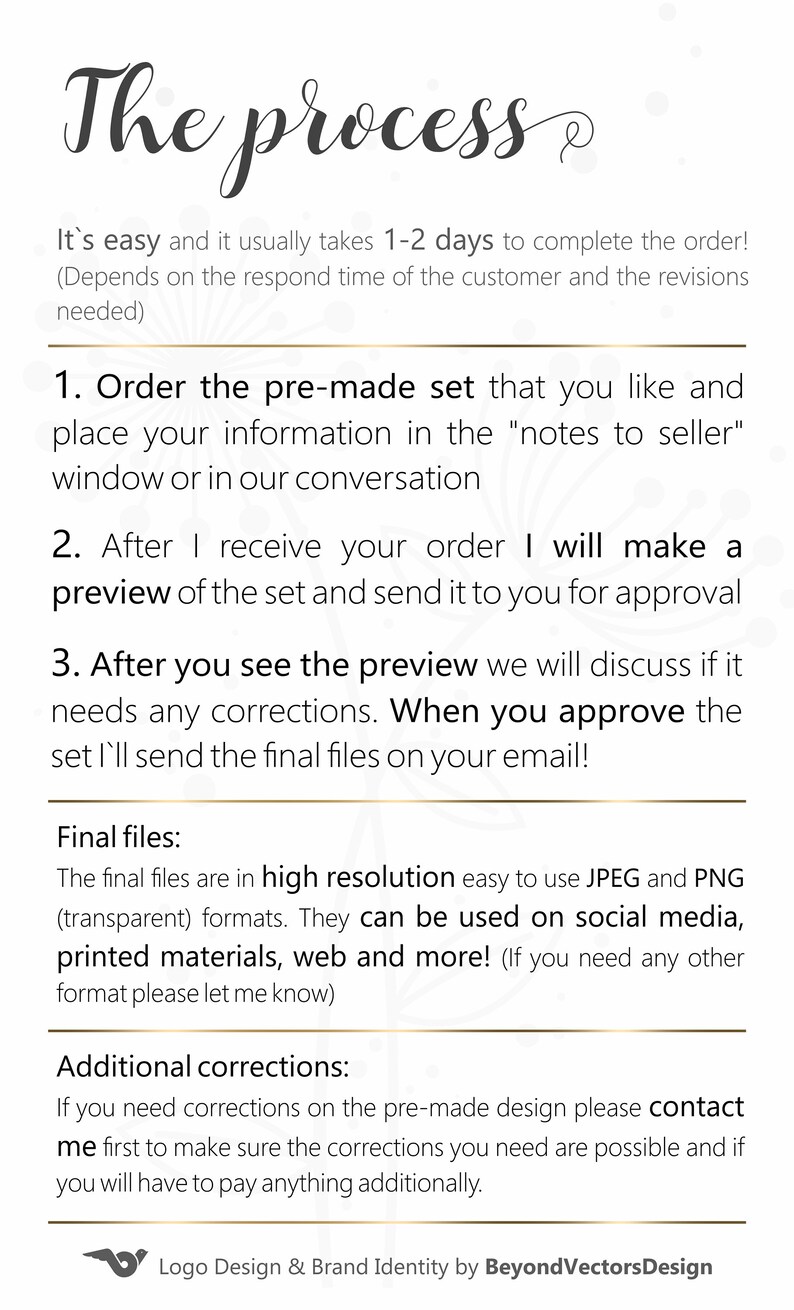 Photography Logo Set Watermark Stamp Logo Photography Etsy