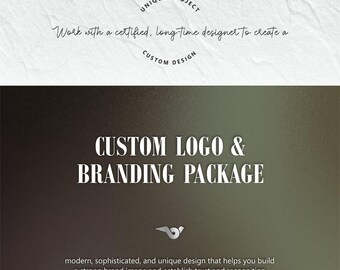 Custom Logo Design & Branding Kit | Brand Identity Package | Business Logo, Social Media Kit, Professional Branding