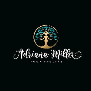 Life coach logo Tree logo Psychology logo Counseling logo Watermark logo Online therapy logo Holistic logo  Life coaching logo Yoga logo 434
