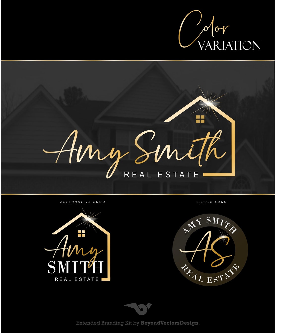 Realtor Logo Design Realtor Branding Template Real Estate - Etsy