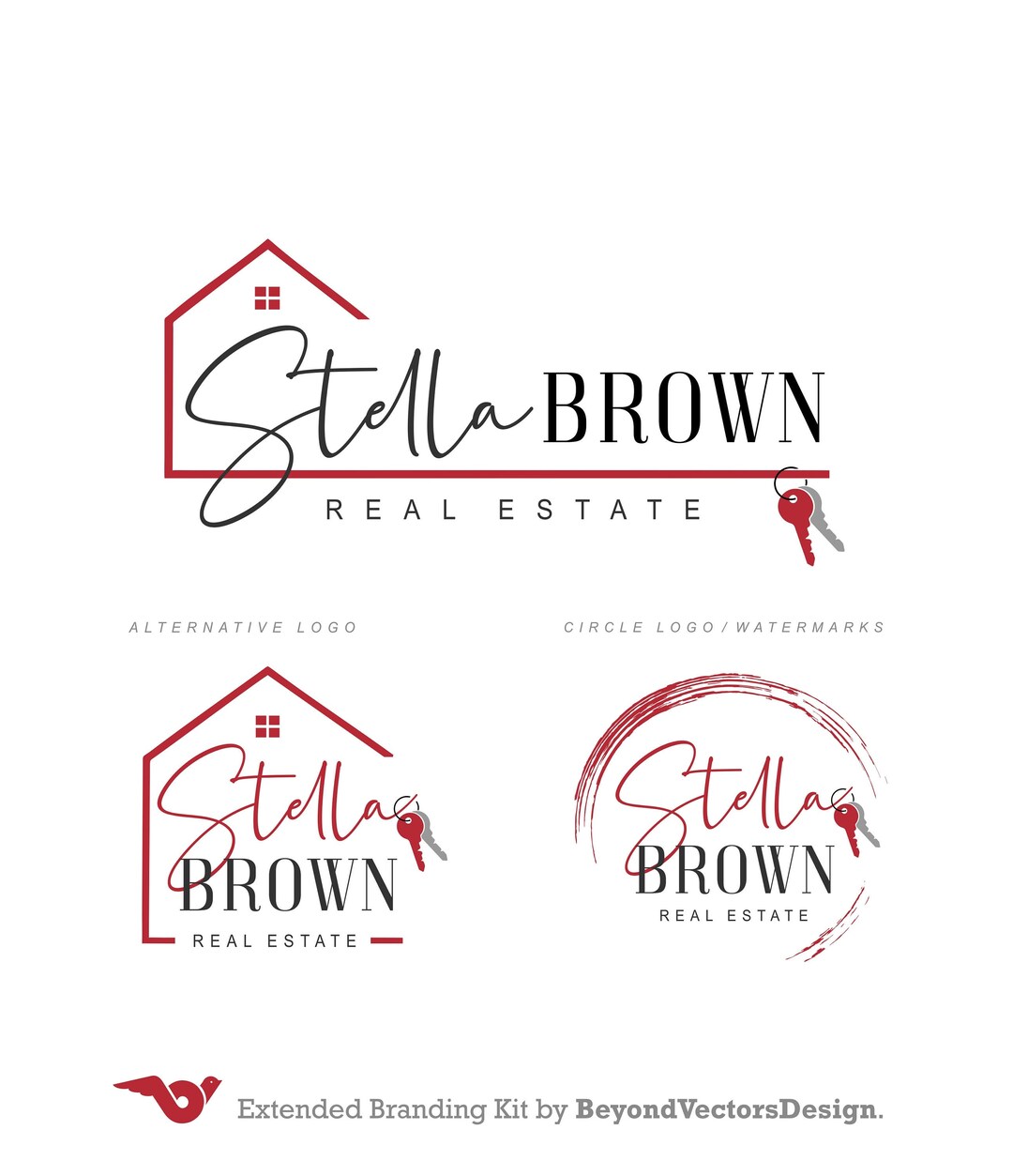 Real Estate Logo, Real Estate Agent Logo, Broker Logo, Real Estate Logo ...