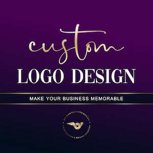 Custom Logo Design | Logo for small business | Professional logo design | Unique business logo | Creative logo service | Custom graphic set