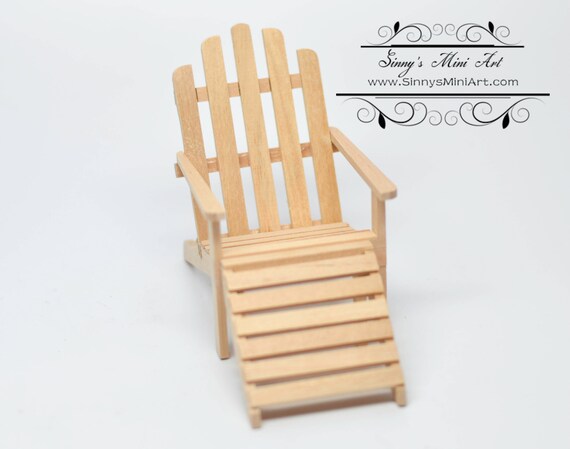 Dollhouse Miniature 1:24 Scale Adirondack Love Seat