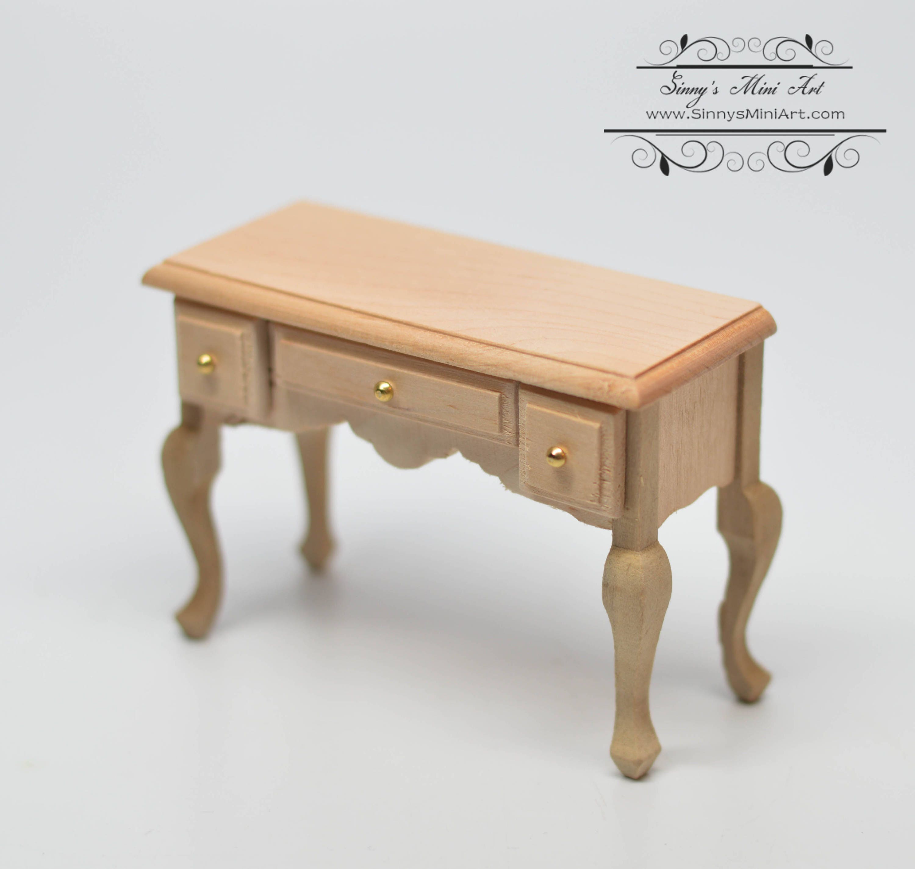 unpainted dollhouse