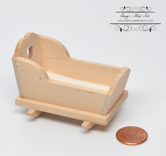 1:12 Dollhouse Miniature Unfinished Magazine Rack AZ GW016