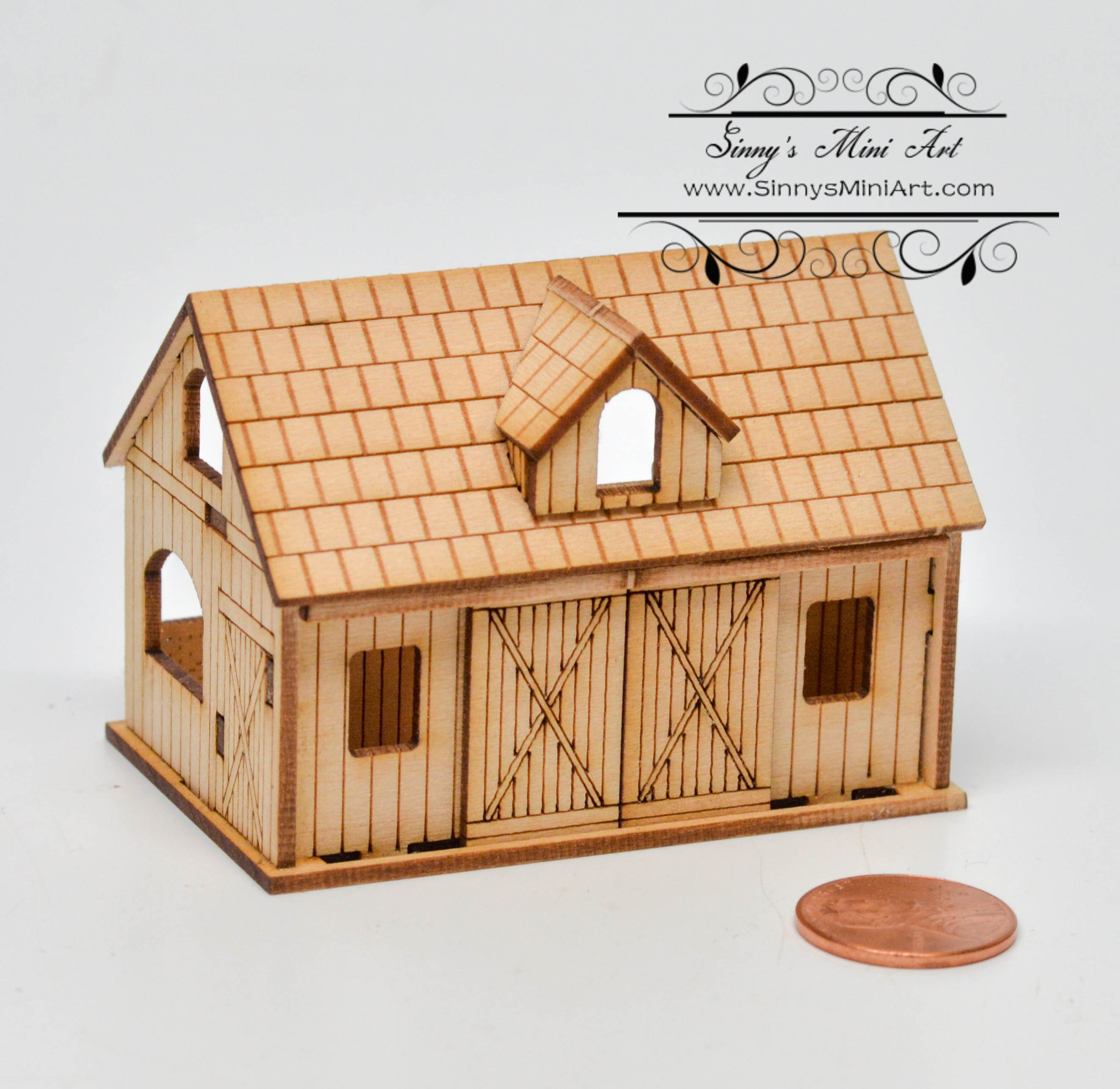 barn dollhouse kit