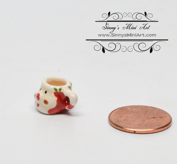 1:12 Dollhouse Miniature Ceramic Elf Boot Mug BD B335