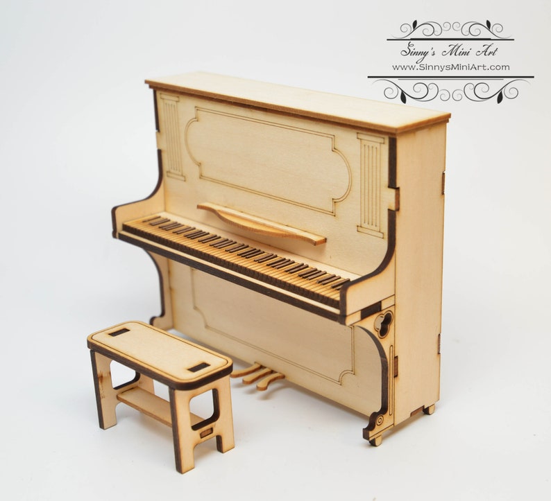 Unfinished Miniature Furniture Speelgoed En Spellen 1 12 Dollhouse