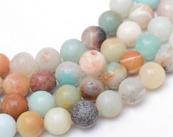 Strand Of About 80 Approx 15mm Long Frosted Semi Precious Gemstone Chip Beads